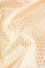 Pure Silk Pure Zari Off White Dual Tone Kanchipuram Saree